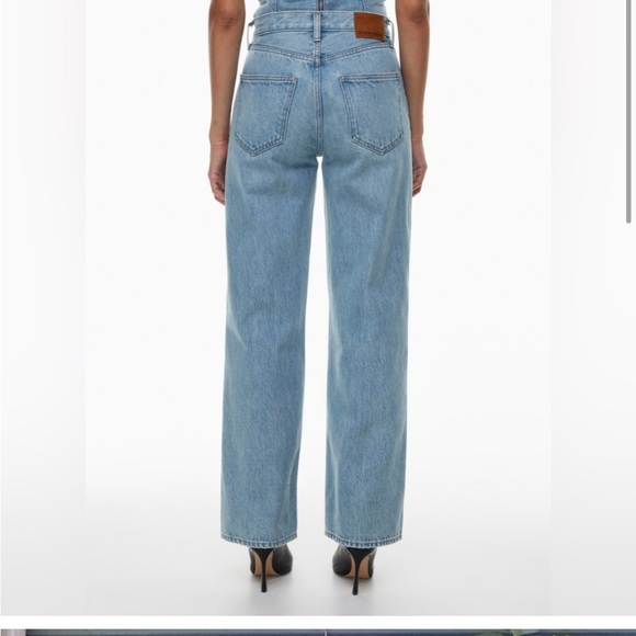 Denim Forum Farrah High Rise Wide Leg Size 28L Size 31- Euc Like New - Picture 2 of 12